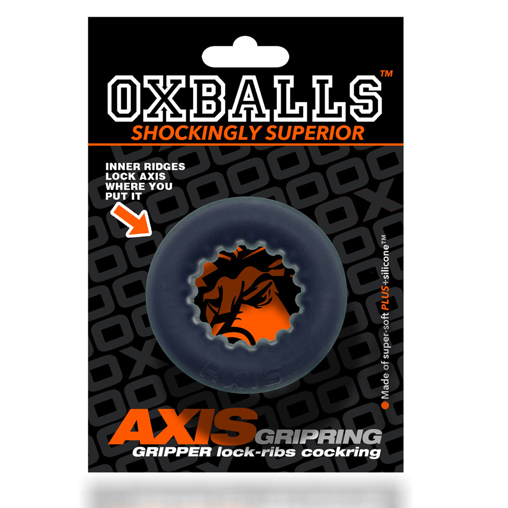 Axis Rib Griphold Penisring Black Ice | 840215121141 | Discreet Personal Wellness