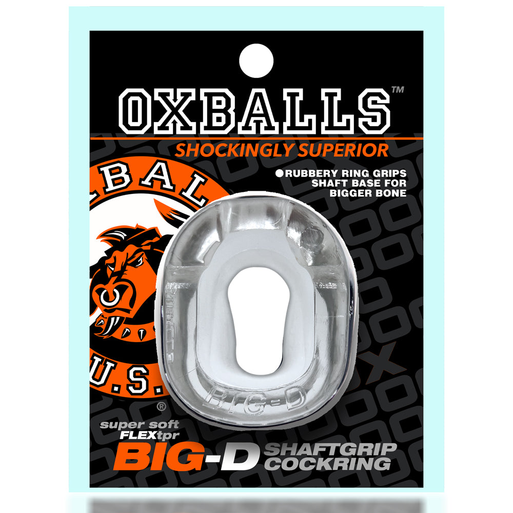 Big-D Shaft Grip Penisring Clear | 840215122506 | Discreet Personal Wellness