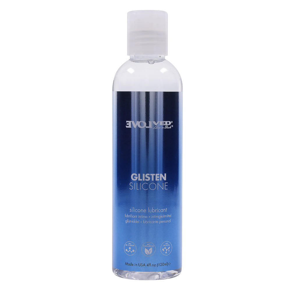 Glisten Silicone Silicone Lubricant 4 oz. | 844477024462 | Discreet Personal Wellness