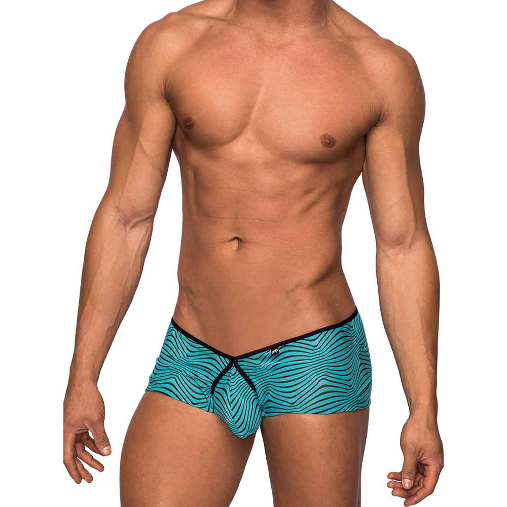 Tranquil Abyss Micro Mini Short Seafoam/Blk X-Large | 845830073790 | Discreet Personal Wellness