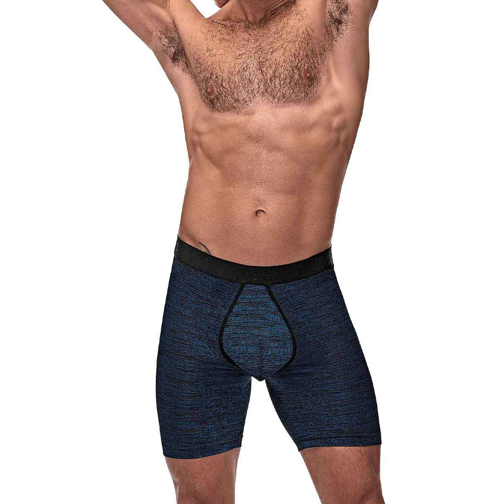 Peak Performance Long Leg Short Blue Medium | 845830084369 | Discreet Personal Wellness