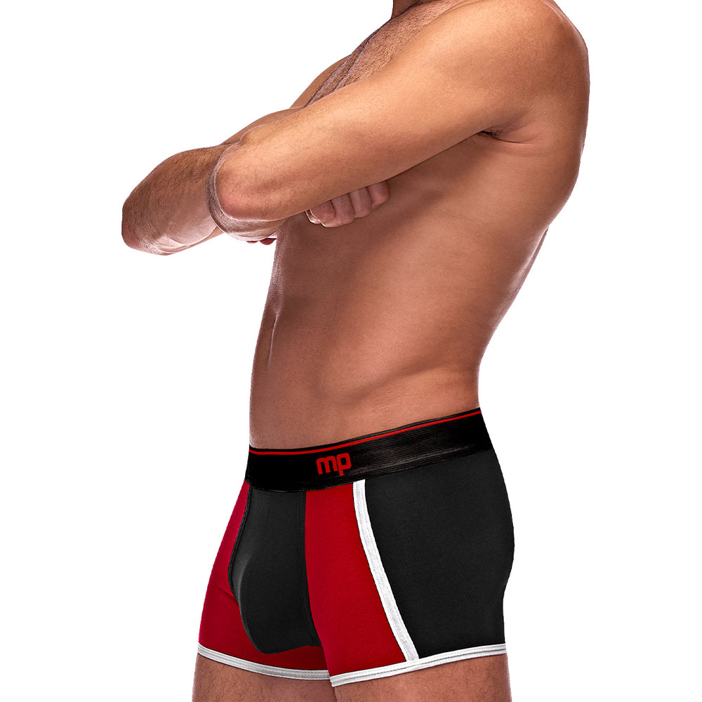 Retro Sport Panel Short Black X-Large | 845830085571 | Discreet Personal Wellness