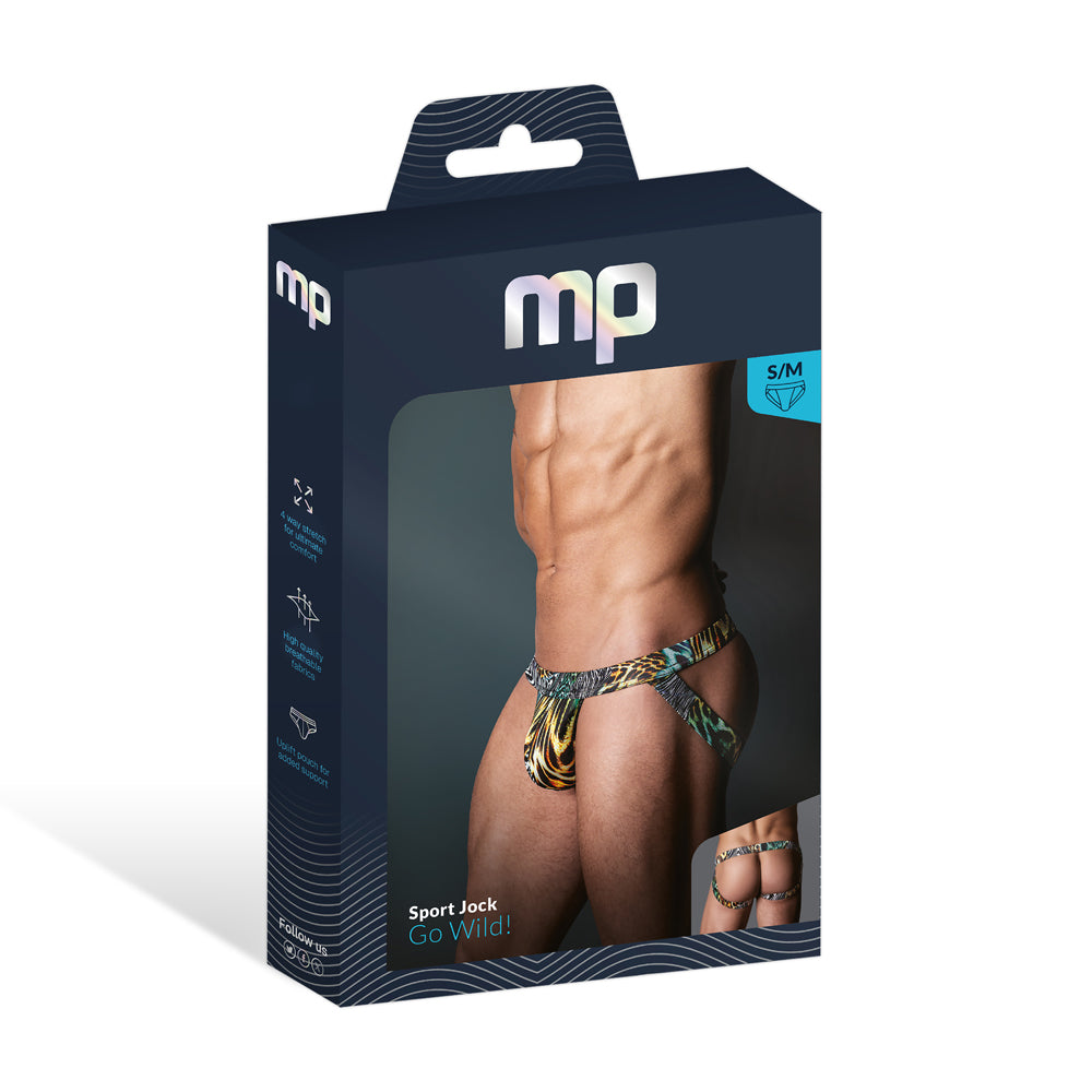 Go Wild! Sport Jock Multi Animal S/M | 845830093736 | Discreet Personal Wellness