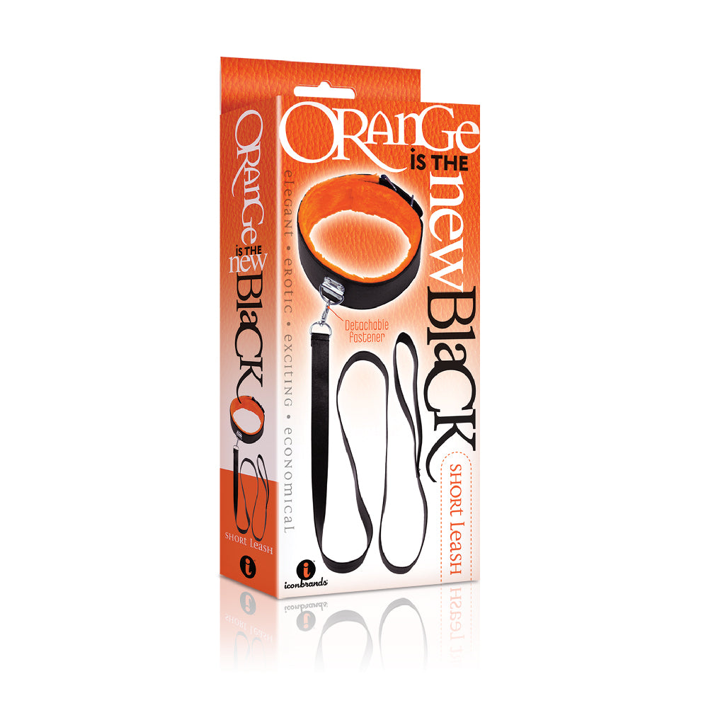 The 9's Orange Is The New Black Short Leash | 847841023191 | Discreet Personal Wellness