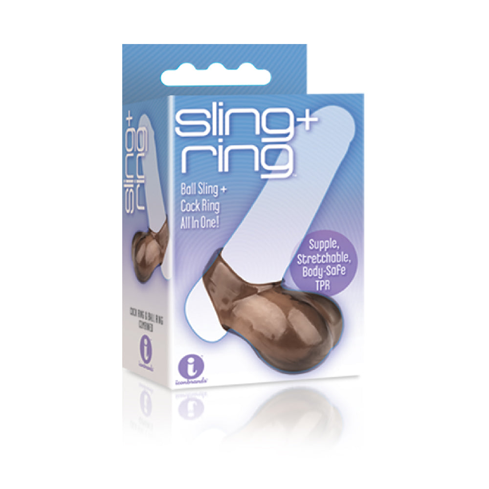 The 9's Sling And Ring Penis Ring And Ball Sling | 847841026468 | Discreet Personal Wellness