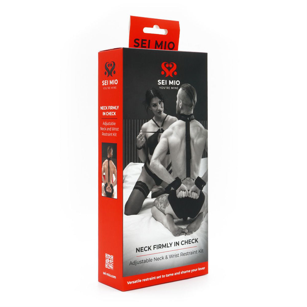Sei Mio Neck Firmly In Check Restraint Kit | 847878001551 | Discreet Personal Wellness