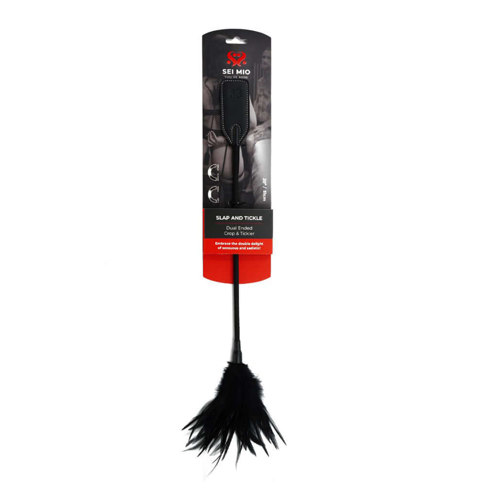 Sei Mio Slap And Tickle Crop & Tickler | 847878002312 | Discreet Personal Wellness
