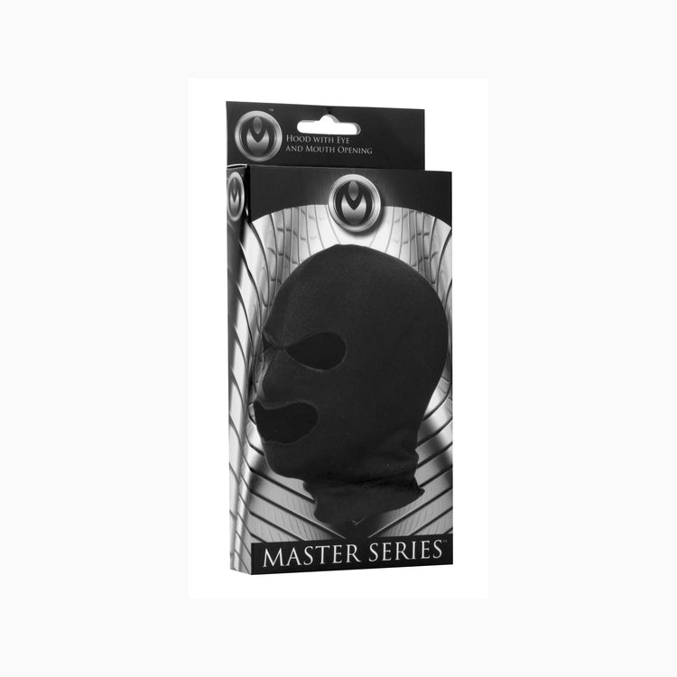 Master Series Spandex Hood With Eye And Mouth Holes | 848518012739 | Discreet Personal Wellness