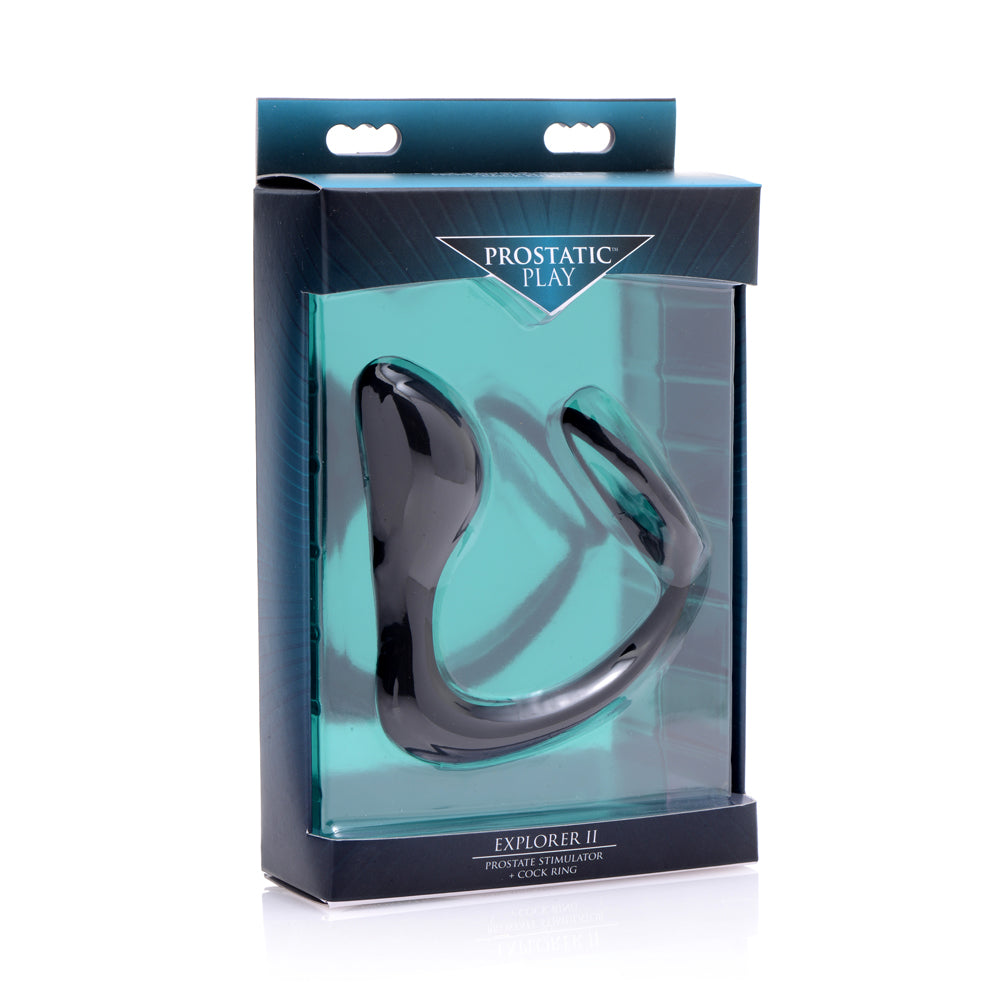 Prostatic Play Explorer Ii Prostate Stimulator + Penis Ring | 848518024916 | Discreet Personal Wellness