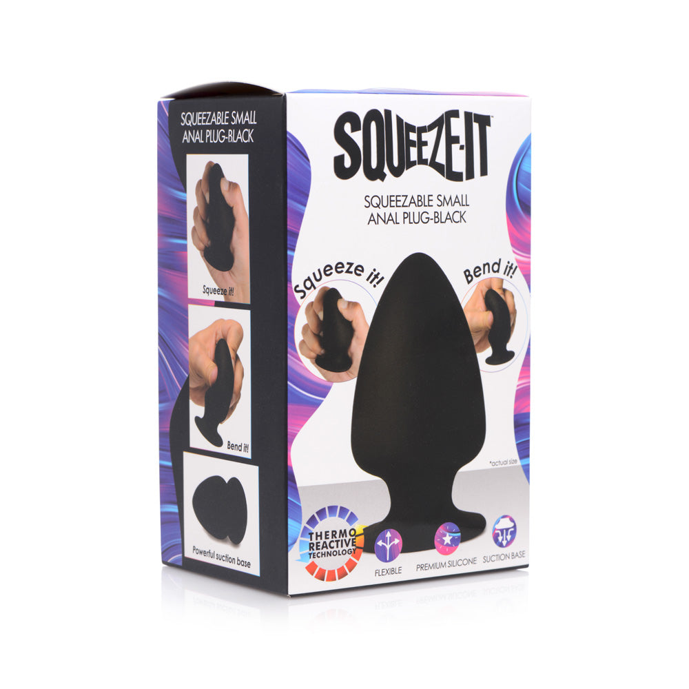 Squeeze-It Squeezable Silicone Anal Plug Small | 848518035462 | Discreet Personal Wellness