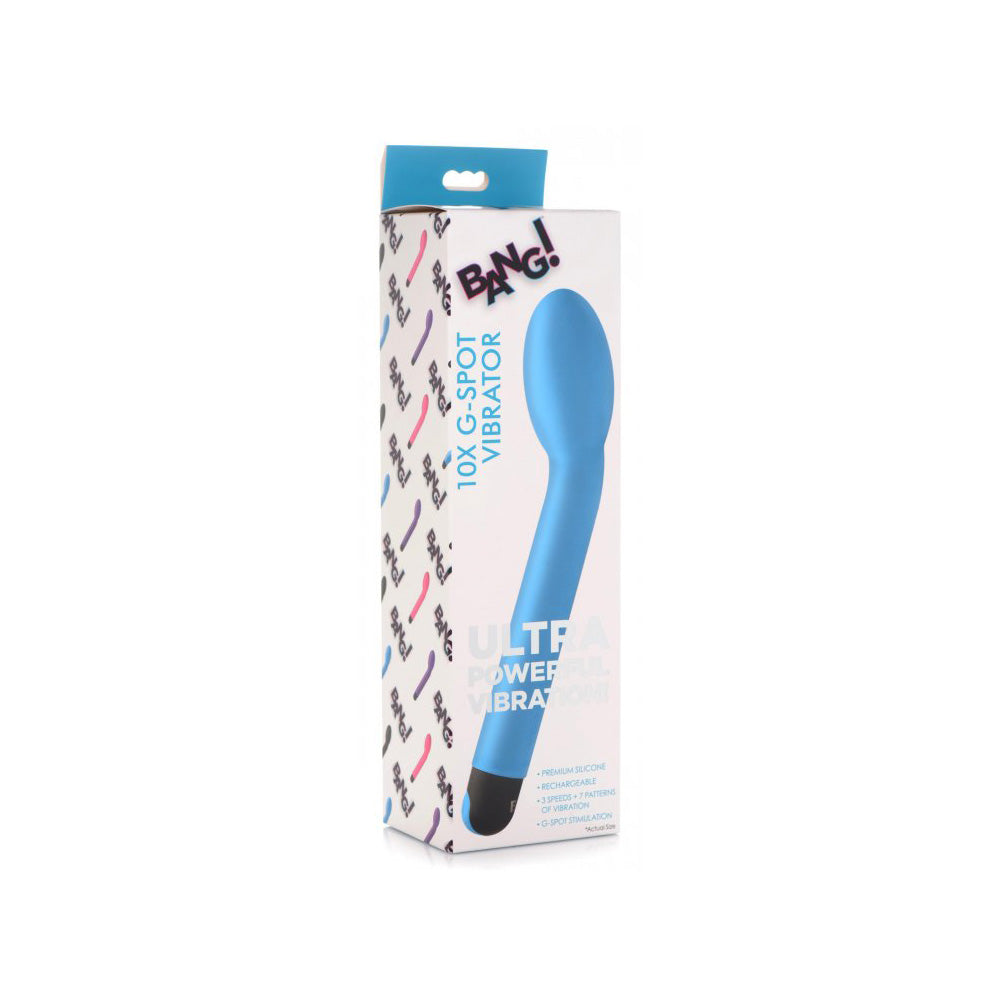 Bang! 10X G-Spot Vibrator Blue | 848518044525 | Discreet Personal Wellness