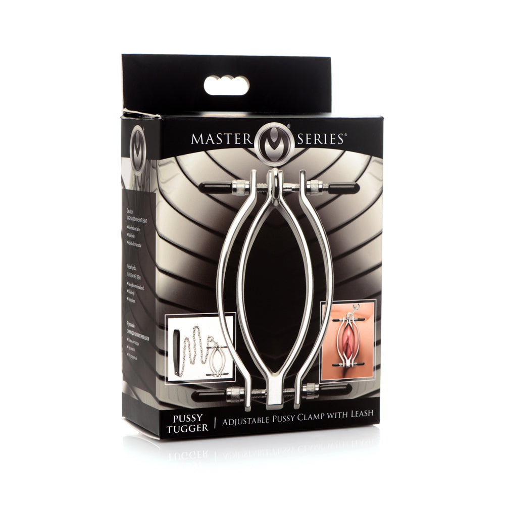 Master Series Vagina Tugger Adjustable Vagina Clamp With Leash | 848518046796 | Discreet Personal Wellness