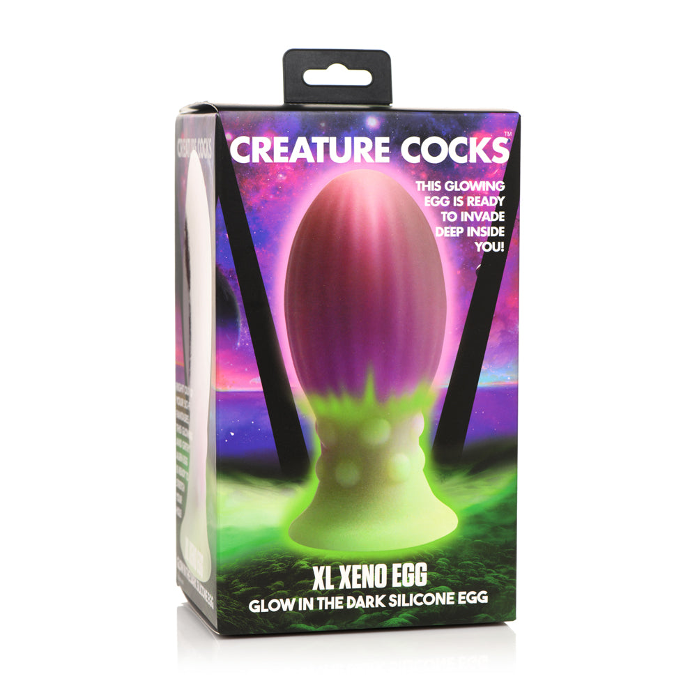 Creature Penis Xl Xeno Egg Glow In The Dark Silicone Egg | 848518049070 | Discreet Personal Wellness