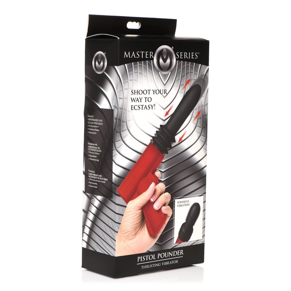 Master Series Thrusting Pistola Vibrator | 848518049483 | Discreet Personal Wellness