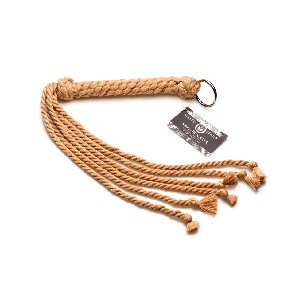 Master Series Swashbuckler Rope Flogger | 848518051332 | Discreet Personal Wellness