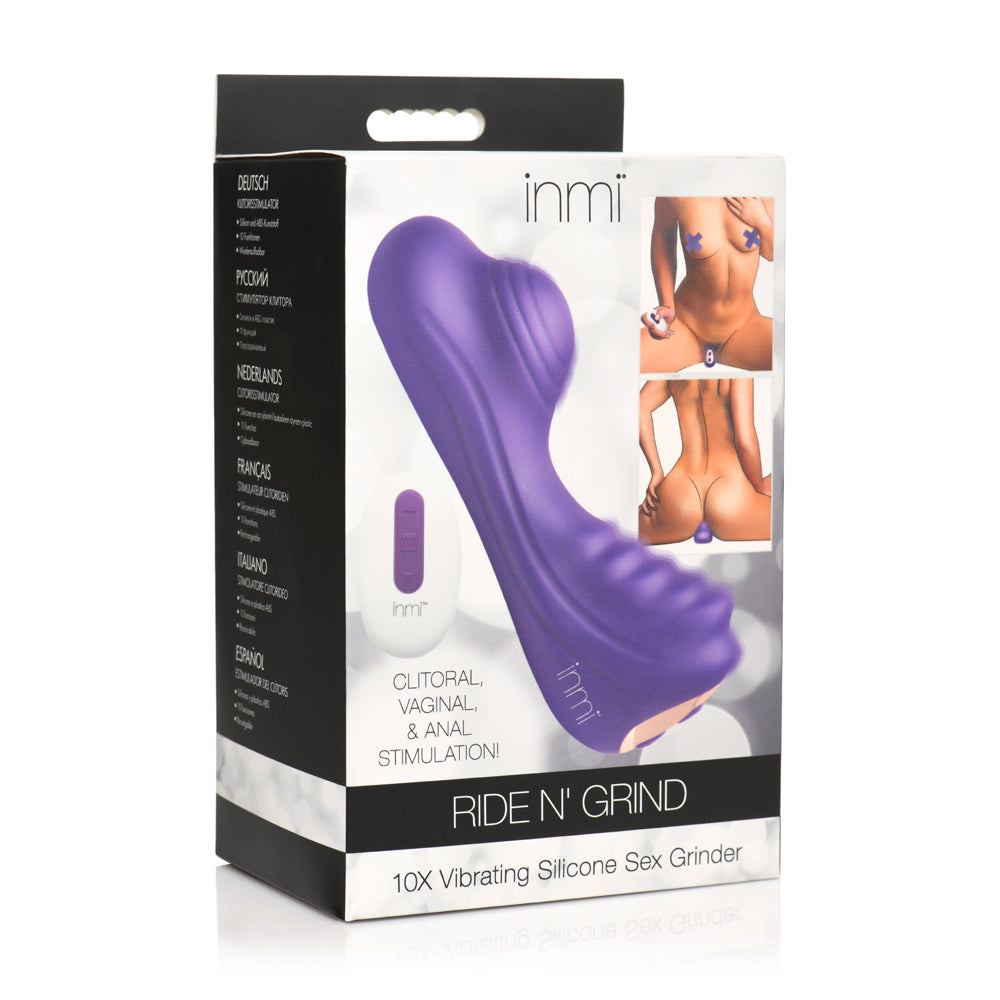 Inmi Vibrating Silicone Grinder W/ Remote Control | 848518051370 | Discreet Personal Wellness