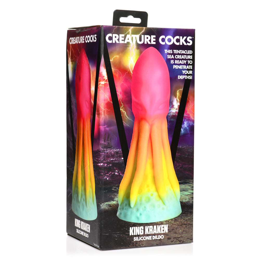 Creature Penis King Kraken Silicone Dildo | 848518053190 | Discreet Personal Wellness