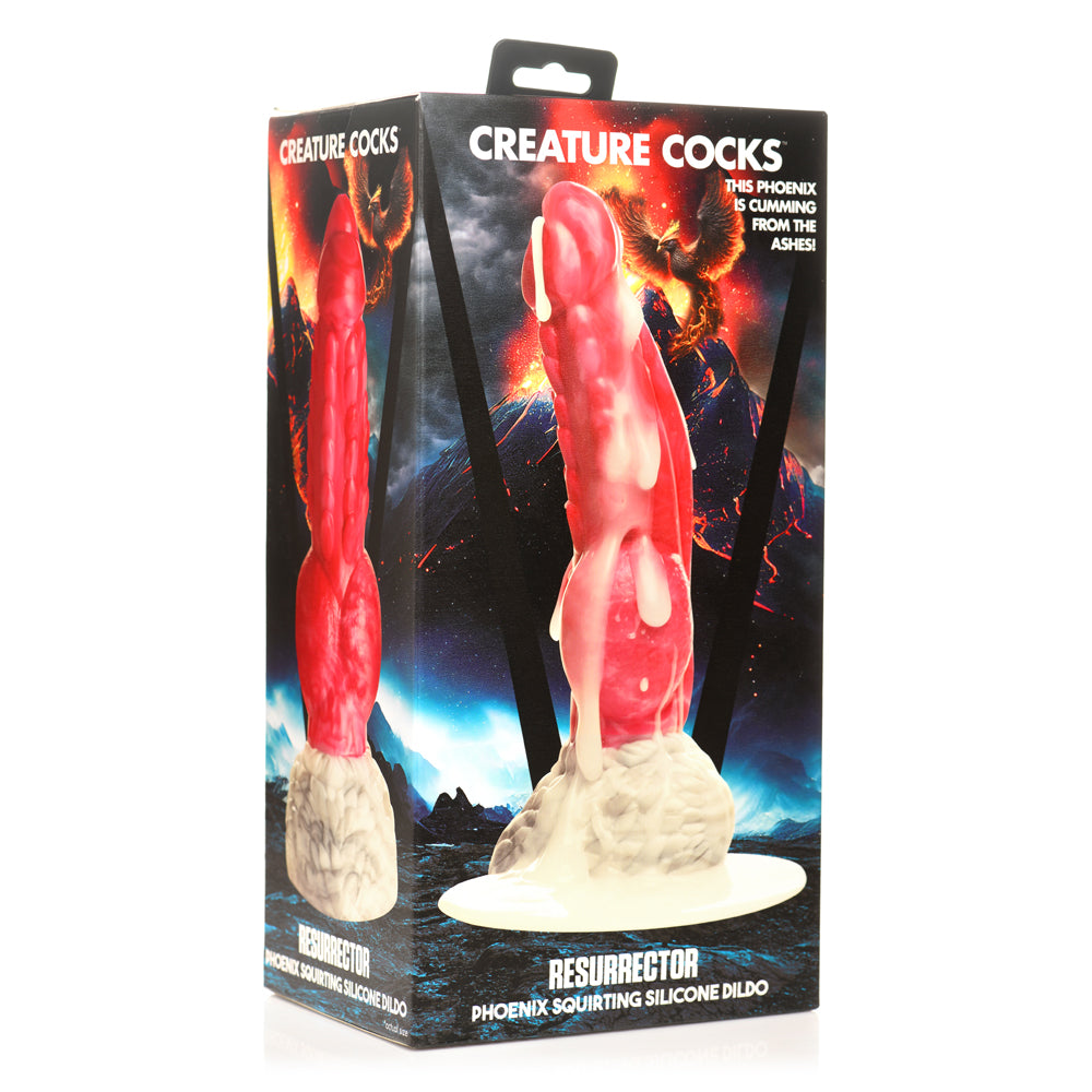 Creature Penis Resurrector Phoenix Squirting Silicone Dildo | 848518053527 | Discreet Personal Wellness