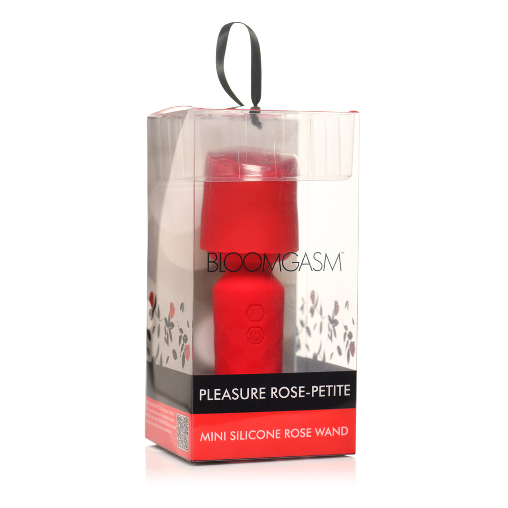 Bloomgasm Pleasure Rose-Petite Mini Silicone Rose Wand | 848518053886 | Discreet Personal Wellness