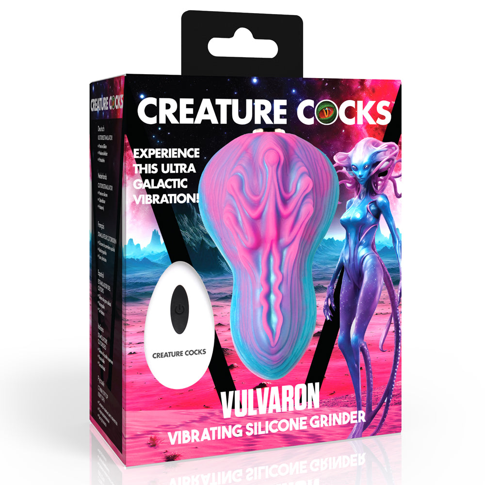 Creature Penis Vulvaron Vibrating Silicone Grinder With Remote Control | 848518054371 | Discreet Personal Wellness