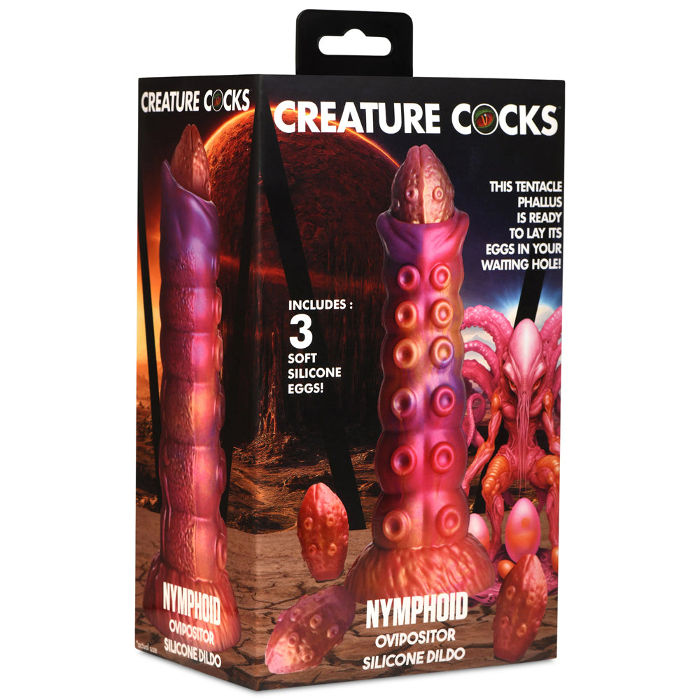 Creature Penis Nymphoid Ovipositor Silicone Dildo | 848518054630 | Discreet Personal Wellness