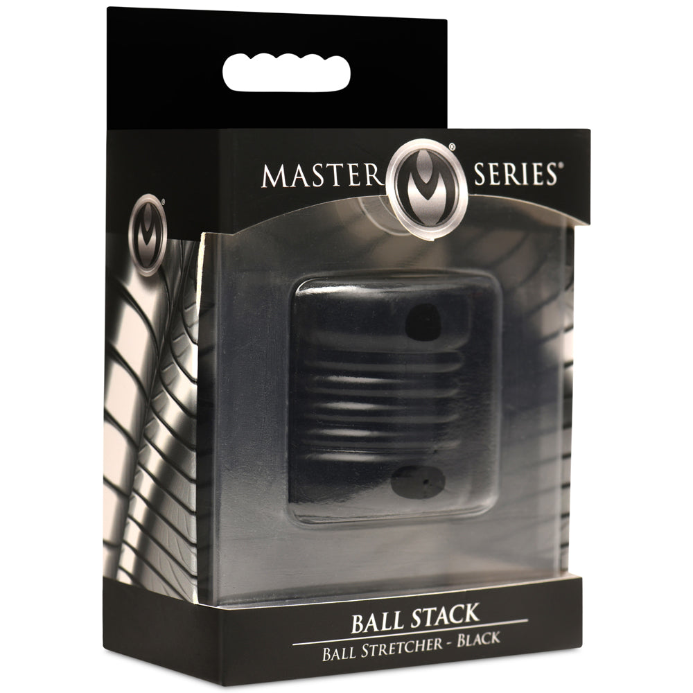 Master Series Ball Stack Ball Stretcher Black | 848518054920 | Discreet Personal Wellness