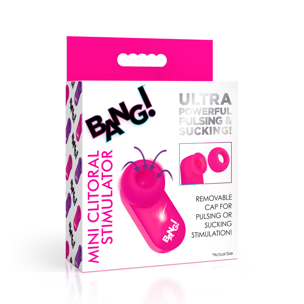 Bang! 5 Speed Mini Clitoral Stimulator Pink | 848518056061 | Discreet Personal Wellness
