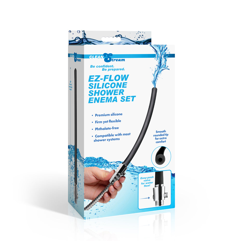 Cleanstream EZ-Flow Silicone Shower Enema Set | 848518058072 | Discreet Personal Wellness