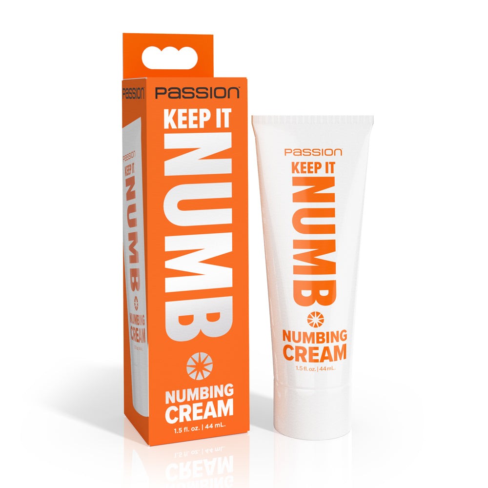 Passion Lubricants Keep It Numb Numbing Cream 1.5 oz. | 848518058201 | Discreet Personal Wellness