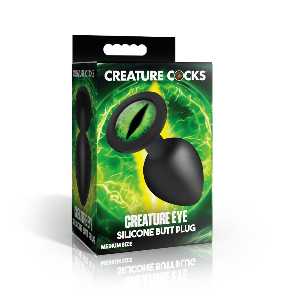 Creature Penis Creature Green Eye Silicone Butt Plug Medium | 848518059888 | Discreet Personal Wellness