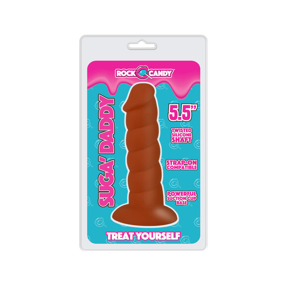 Suga Daddy 5.5" Brown | 850006647408 | Discreet Personal Wellness