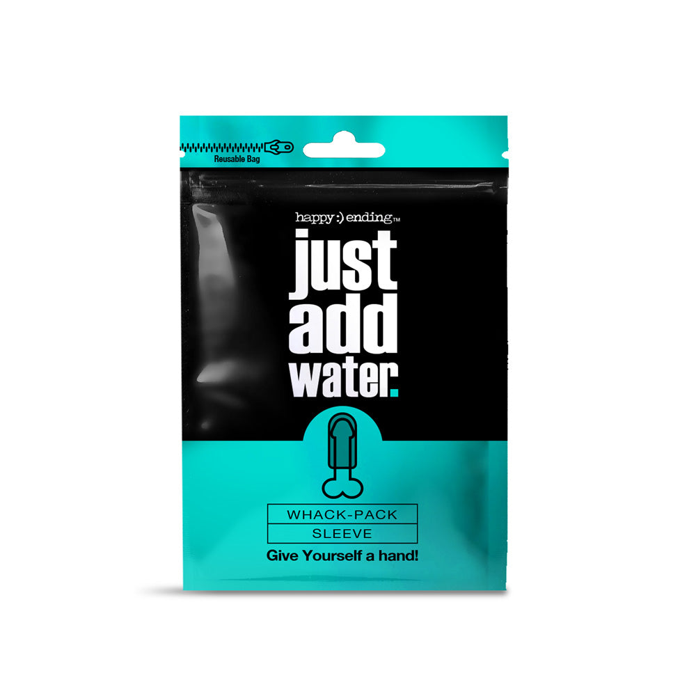 Happy :) Ending Just Add Water Whack Pack Sleeve | 850010096094 | Discreet Personal Wellness