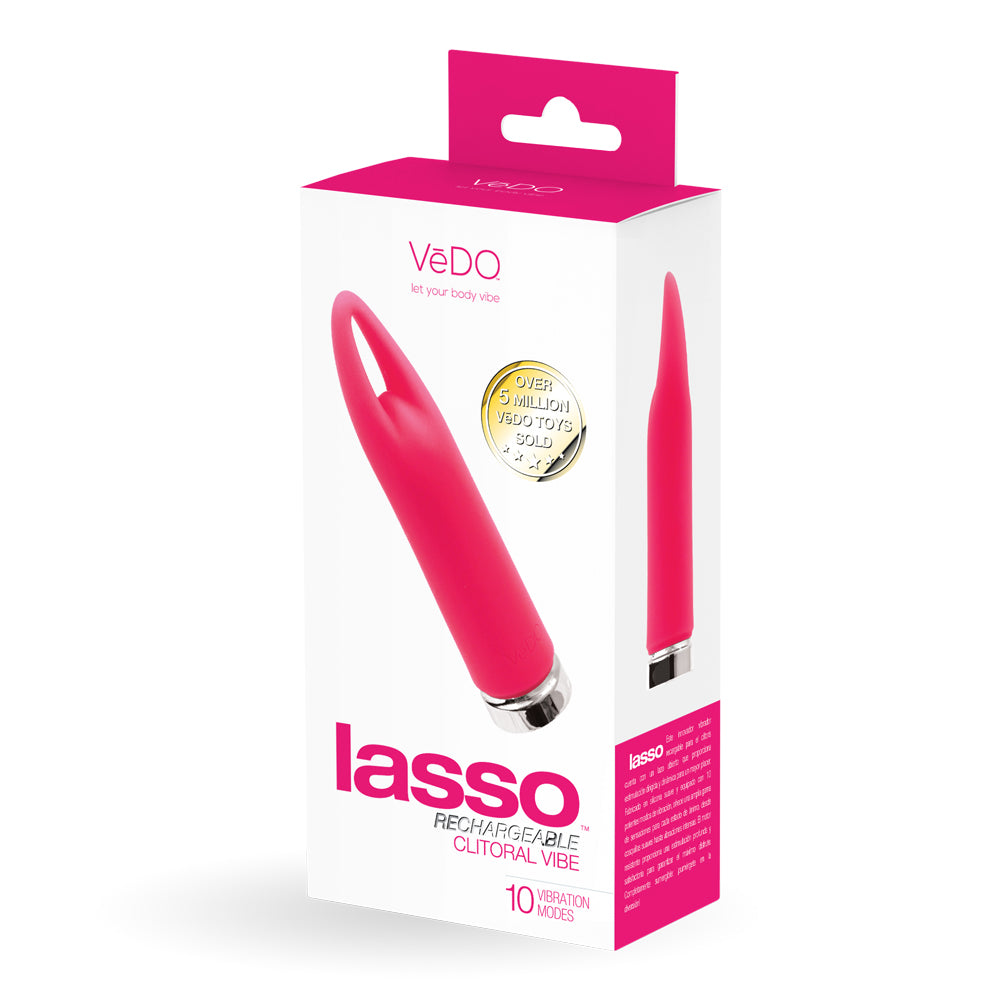 Lasso Rechargeable Bullet Vibe Pink | 850052871376 | Discreet Personal Wellness