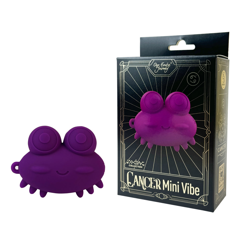 Zodiac Collection Cancer Mini Vibe Purple | 850068969036 | Discreet Personal Wellness
