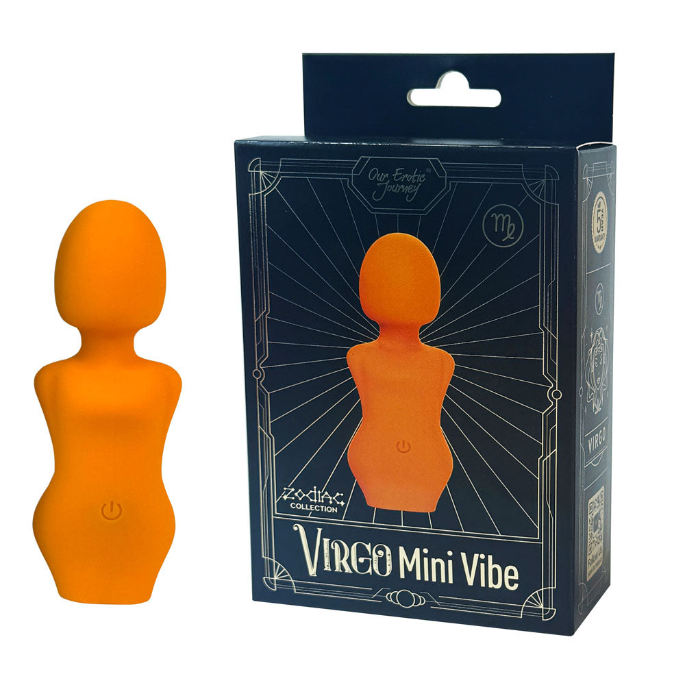 Zodiac Collection Virgo Mini Vibe Orange | 850068969050 | Discreet Personal Wellness