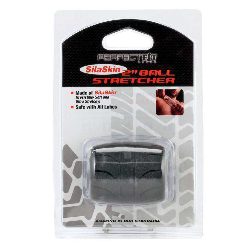 Silaskin Ball Stretcher 2.0'' - Black | 852184004226 | Discreet Personal Wellness