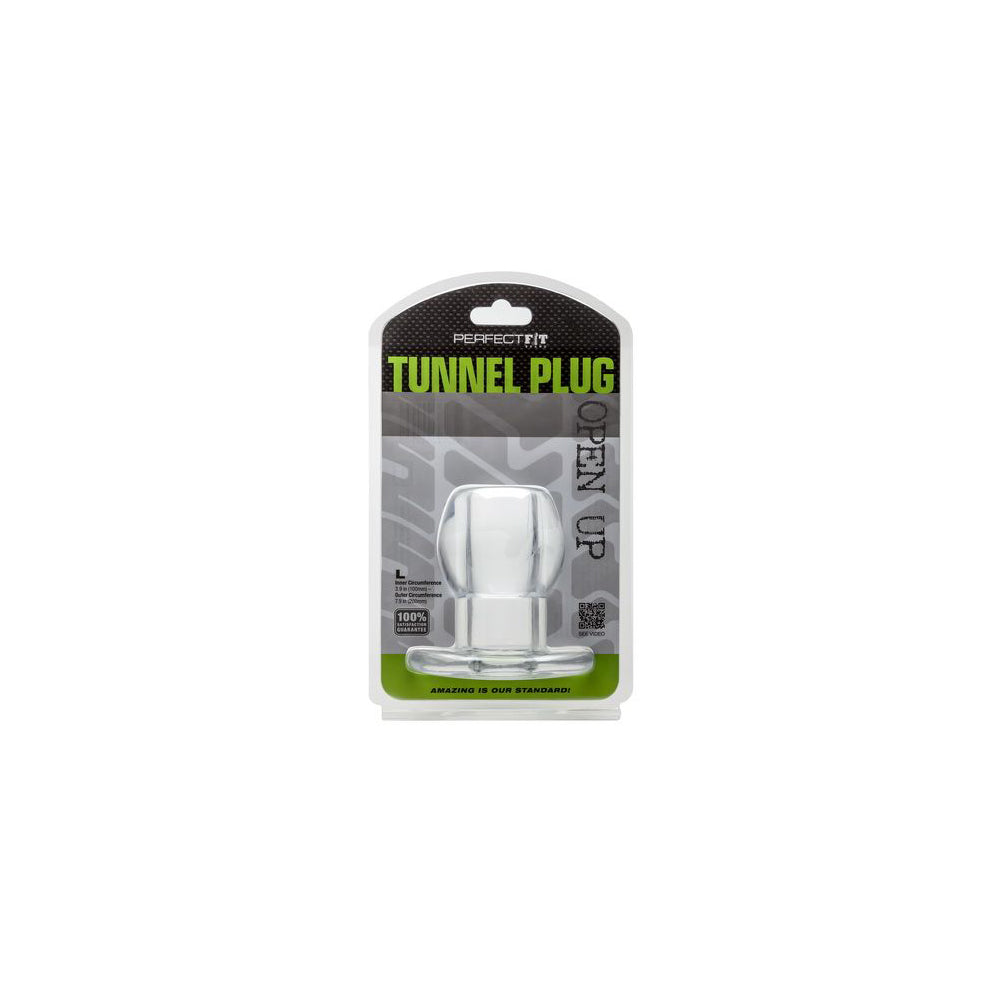 Tunnel Plug - Large - Clear | 852184004257 | Discreet Personal Wellness