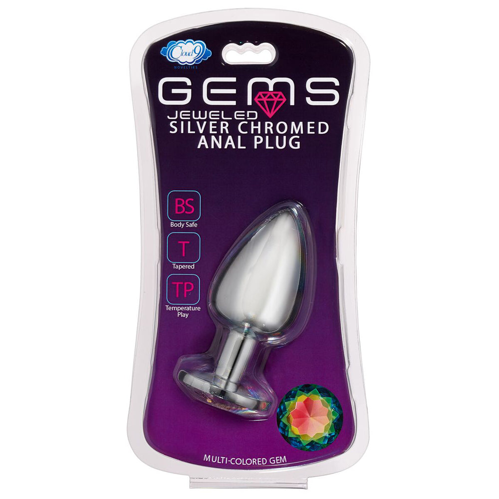 Cloud 9 Gems Gold Anal Plug Large | 853545008082 | Discreet Personal Wellness
