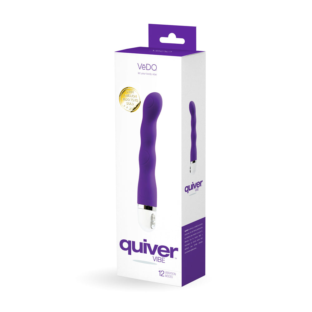 Quiver Mini Vibe - Into You Indigo | 854306004428 | Discreet Personal Wellness