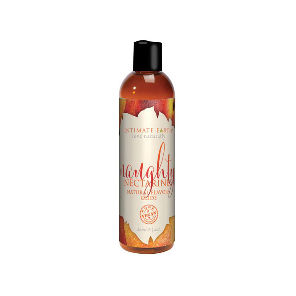 Naughty Nectarines Natural Flavors Glide 60 ml. | 854397006882 | Discreet Personal Wellness