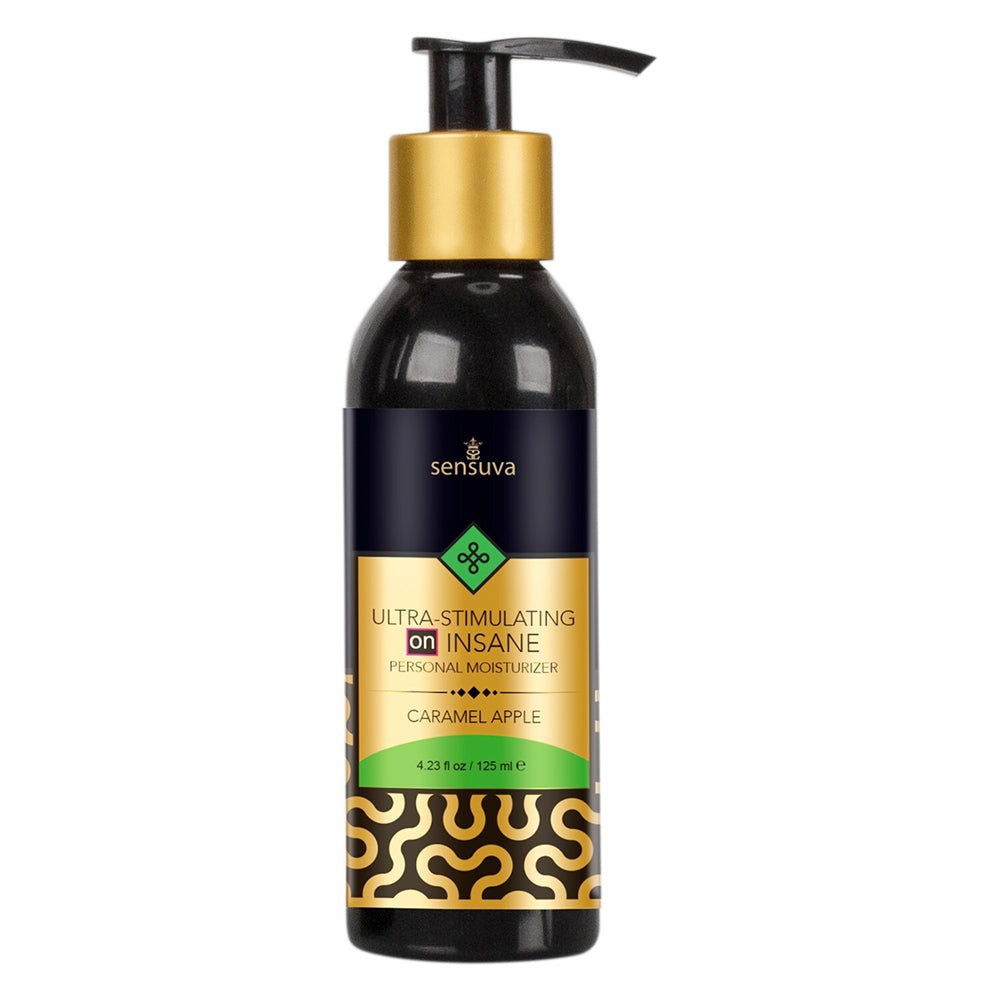 Ultra-Stimulating On Insane Personal Moisturizer Caramel Apple 4 oz. Bottle | 855559007839 | Discreet Personal Wellness