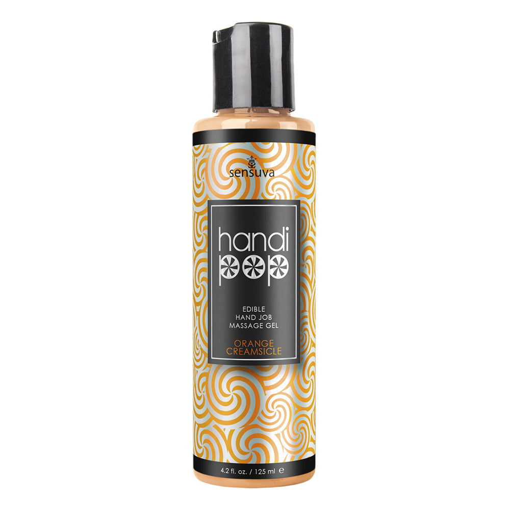 Handipop Orange Creamsicle Hand Job Massage Gel 4.2 oz. | 855559009055 | Discreet Personal Wellness