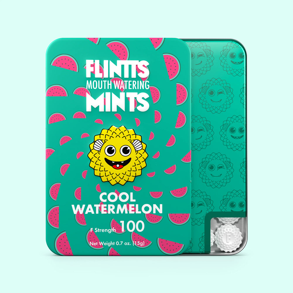Flintts Mints Cool Watermelon F Strength 100 | 860000693332 | Discreet Personal Wellness