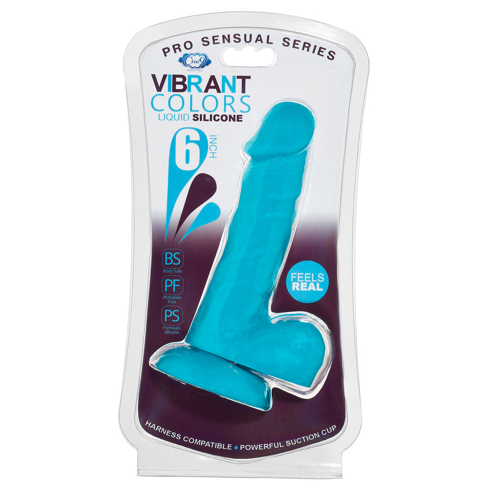 Cloud 9 Pro Sensual Vibrant Colors 6'' Blue | 860008249739 | Discreet Personal Wellness