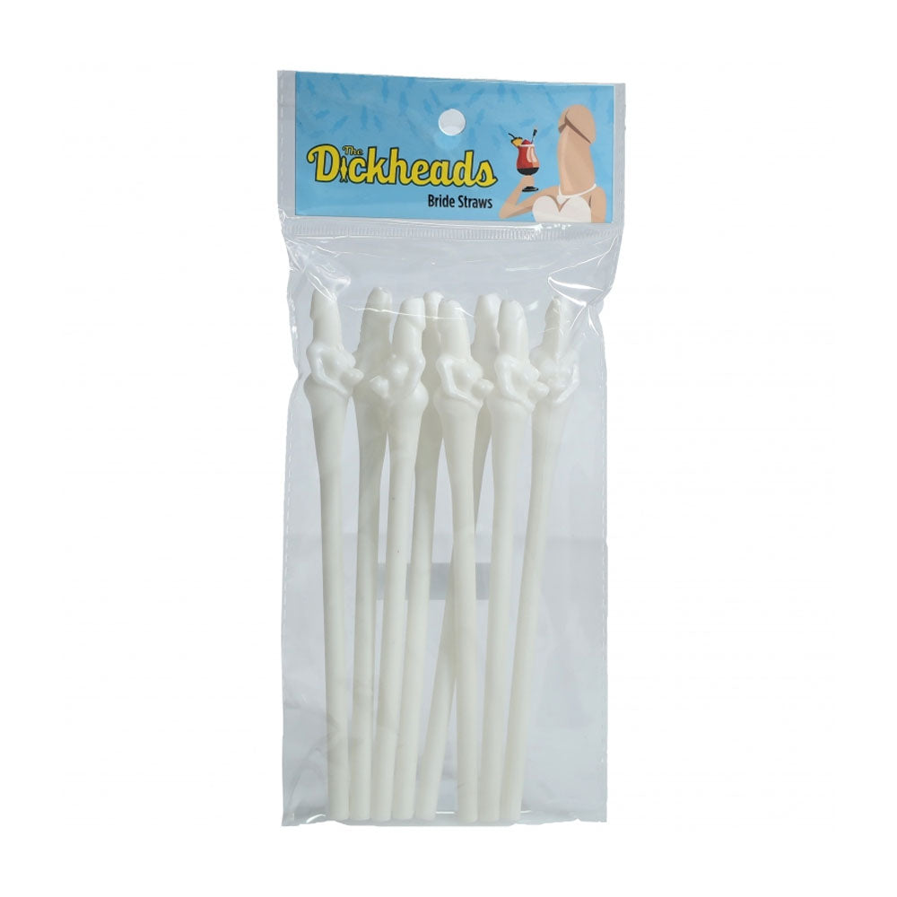 The Penisheads Bride Straws Flesh | 8714273055118 | Discreet Personal Wellness