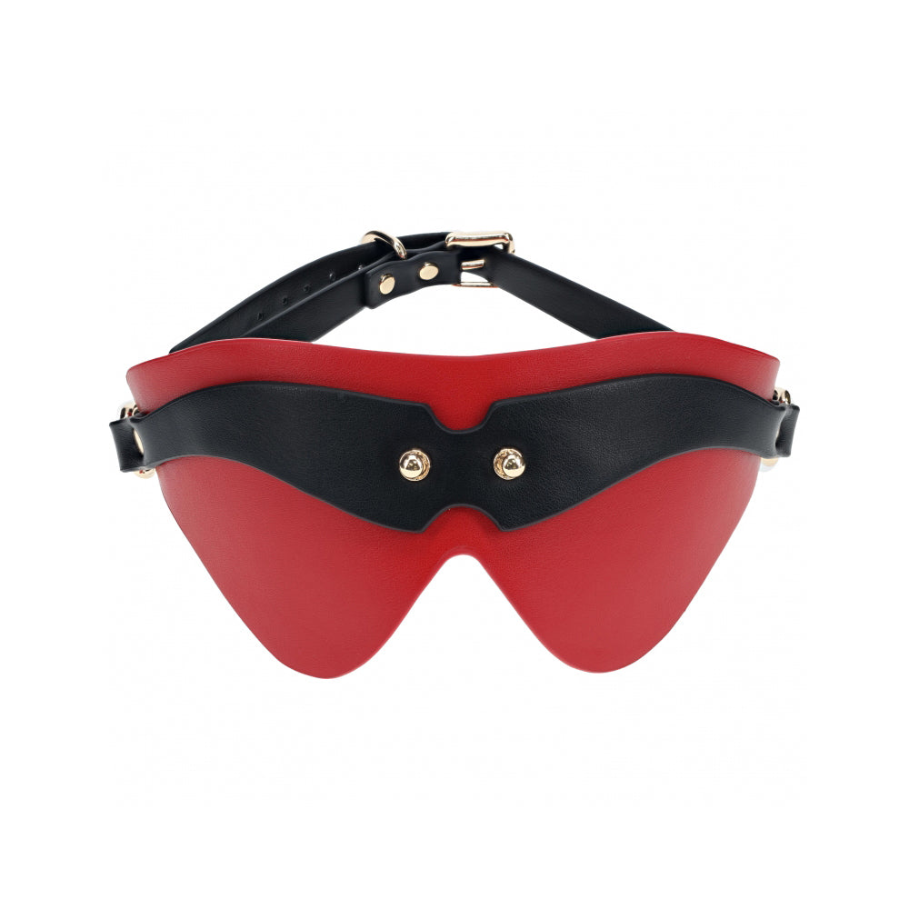 Ouch! Milan Collection Blindfold Black/Red | 8714273055972 | Discreet Personal Wellness