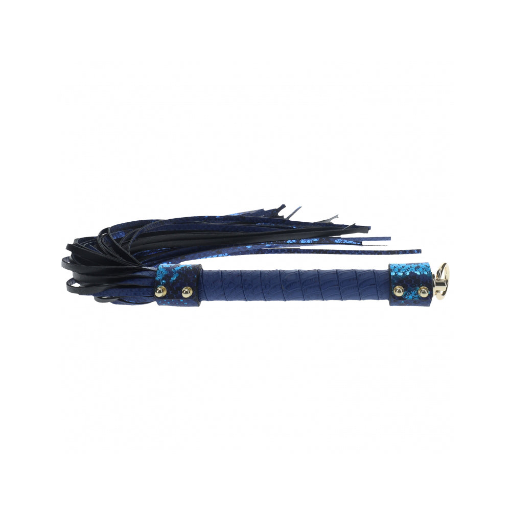 Ouch! Florence Collection Flogger Blue | 8714273056559 | Discreet Personal Wellness