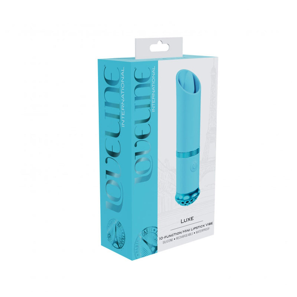 Loveline Luxe Mini Lipstick Vibe Blue | 8714273058638 | Discreet Personal Wellness