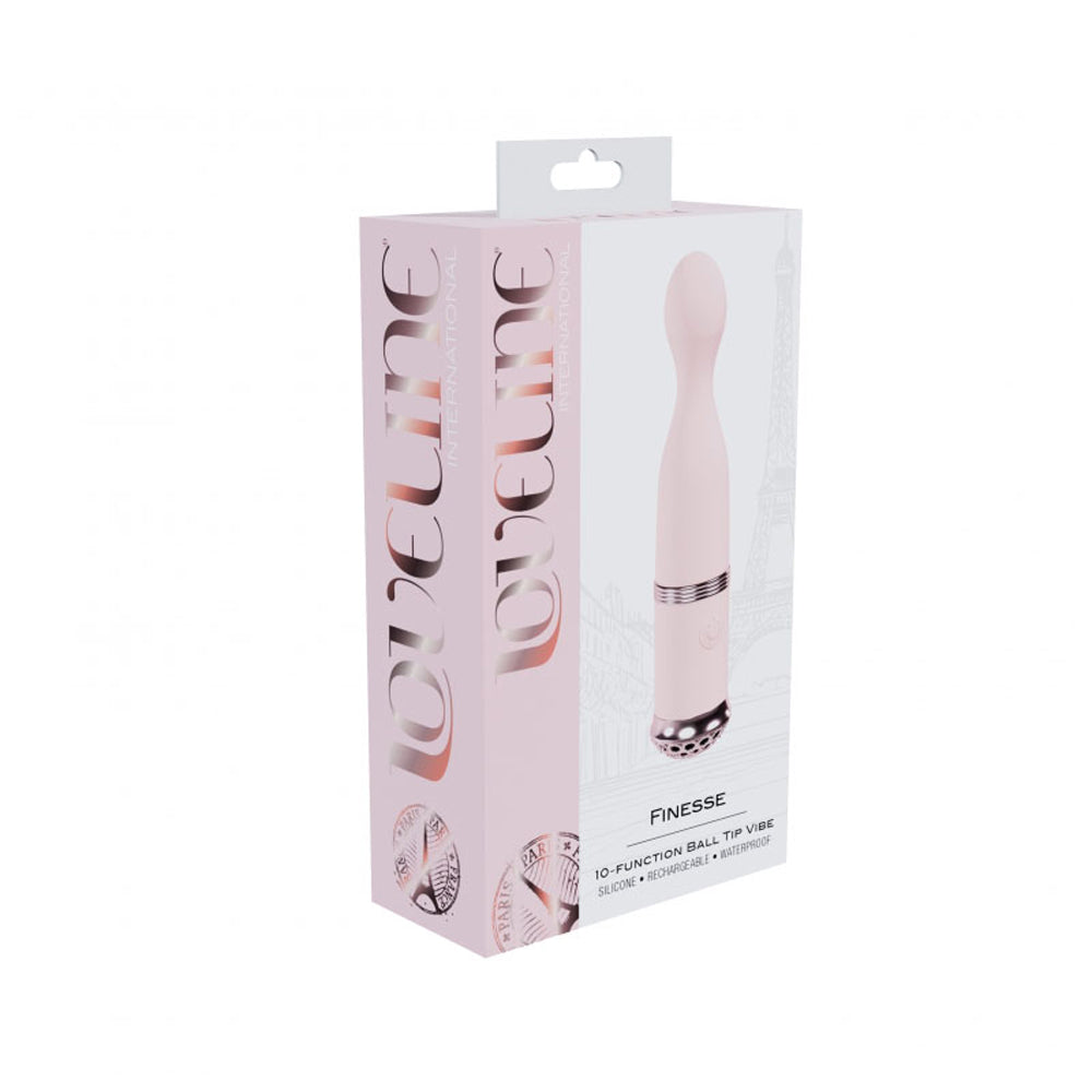 Loveline Finesse Ball Tip Vibe Pink | 8714273058669 | Discreet Personal Wellness