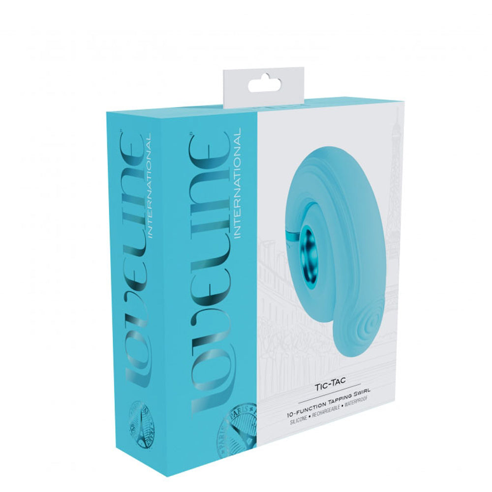 Loveline Tic-Tac Tapping Swirl Blue | 8714273058775 | Discreet Personal Wellness